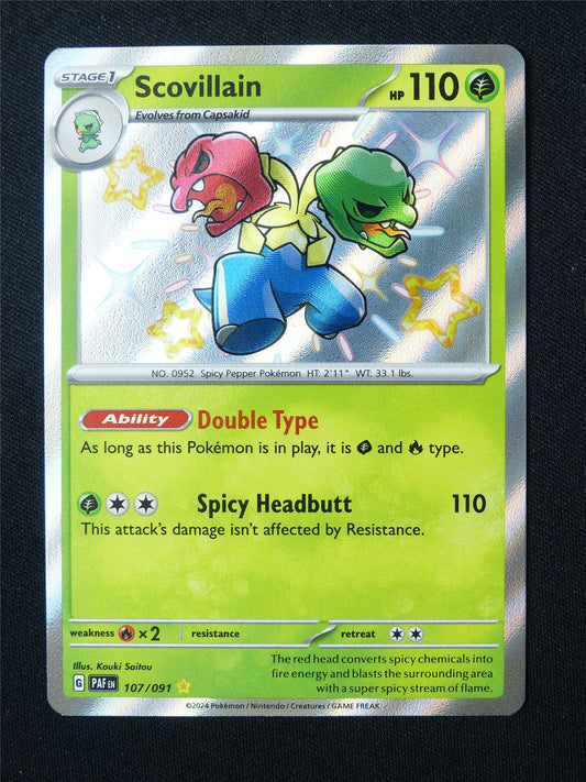 Scovillain 107/091 Shiny Holo - Pokemon Card #5VJ