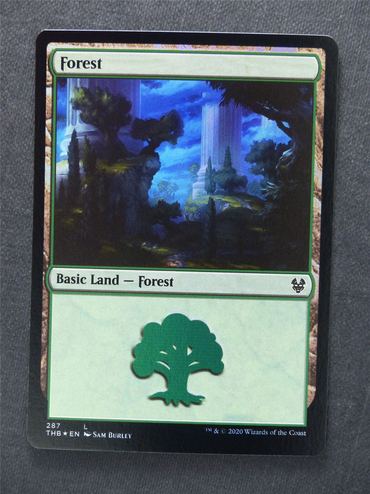 Forest 287 Foil - Mtg Magic Cards #YQ