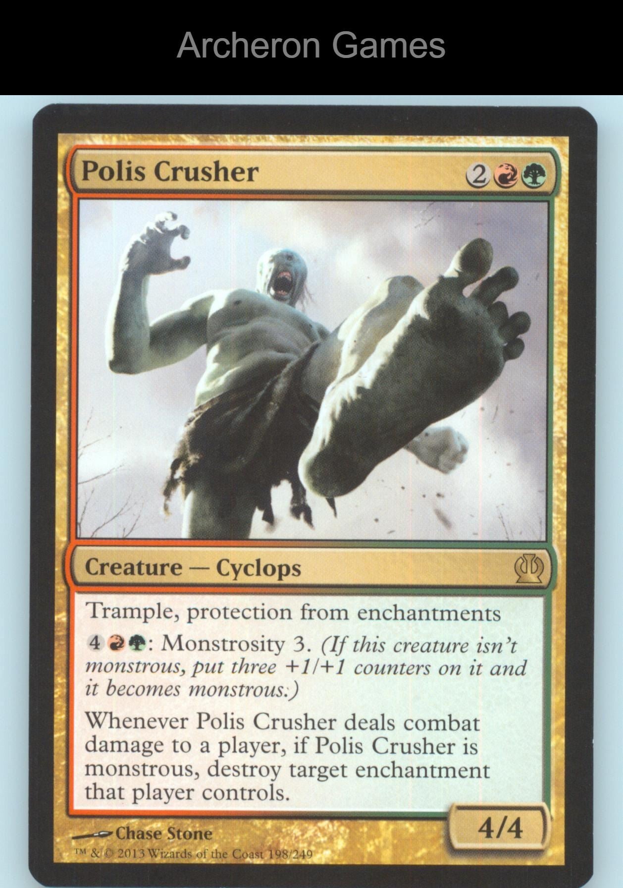 Polis Crusher 198 R MTG Card Theros