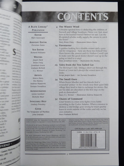 Inferno! Tales of Fantasy and Adventure #26 - Workshop Black Library Publication #1O0