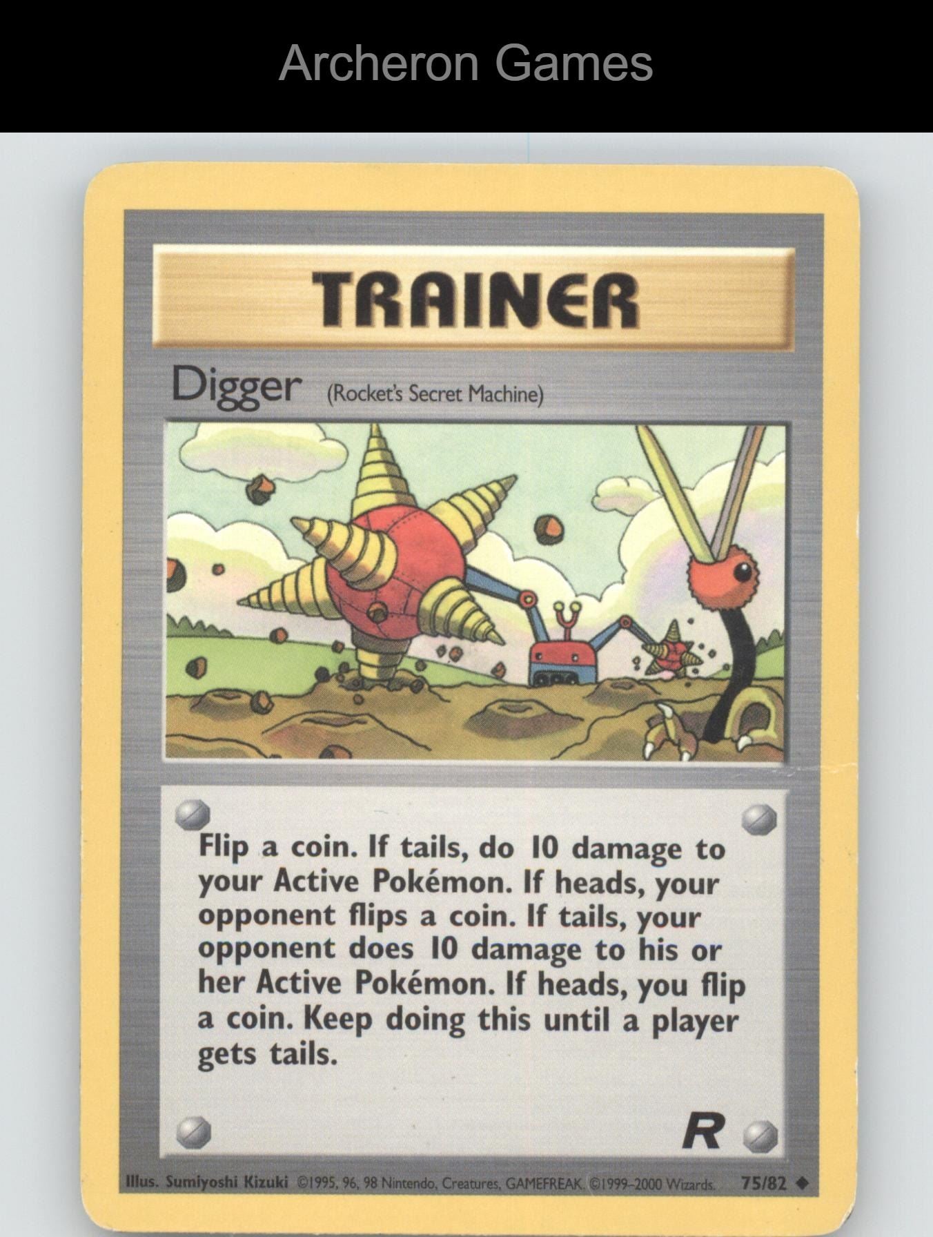Pokemon Card Digger TR 75/82 UC Team Rocket Unlimited