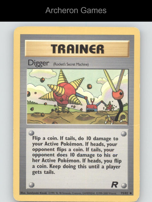Pokemon Card Digger TR 75/82 UC Team Rocket Unlimited