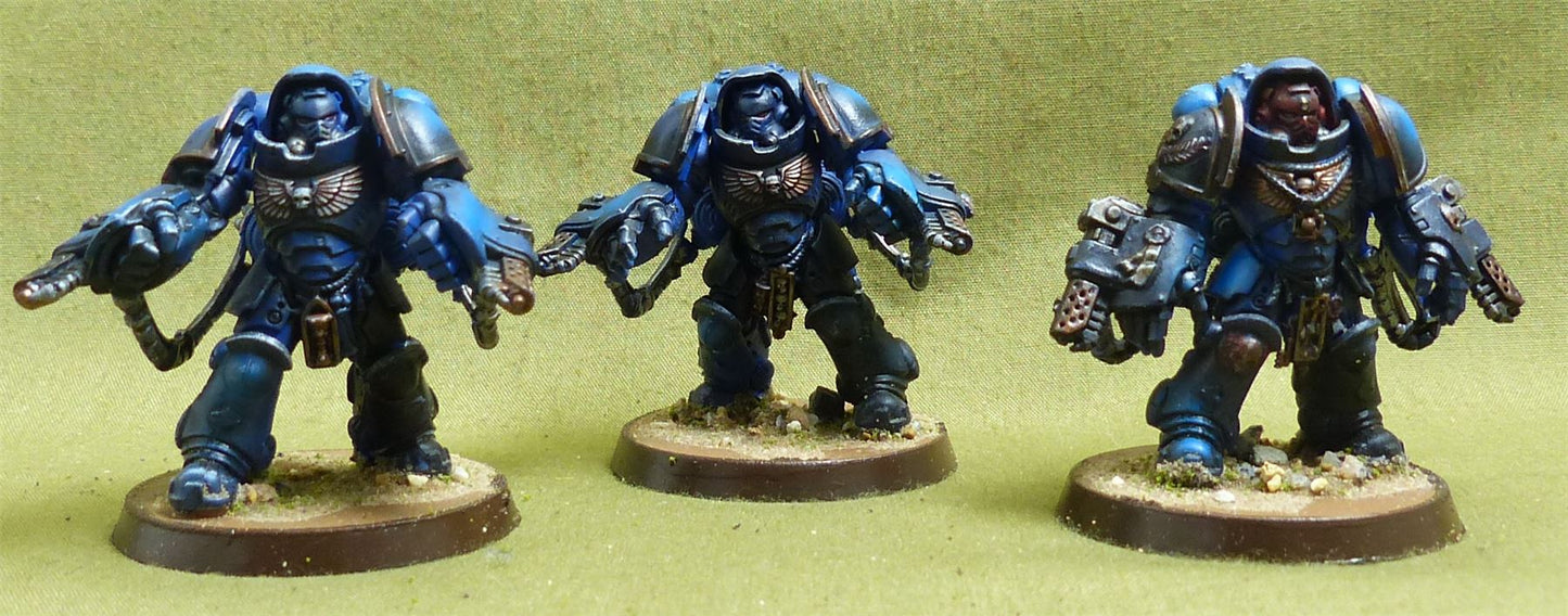Aggressor Squad Painted - Ultramarines - Warhammer 40K #24T