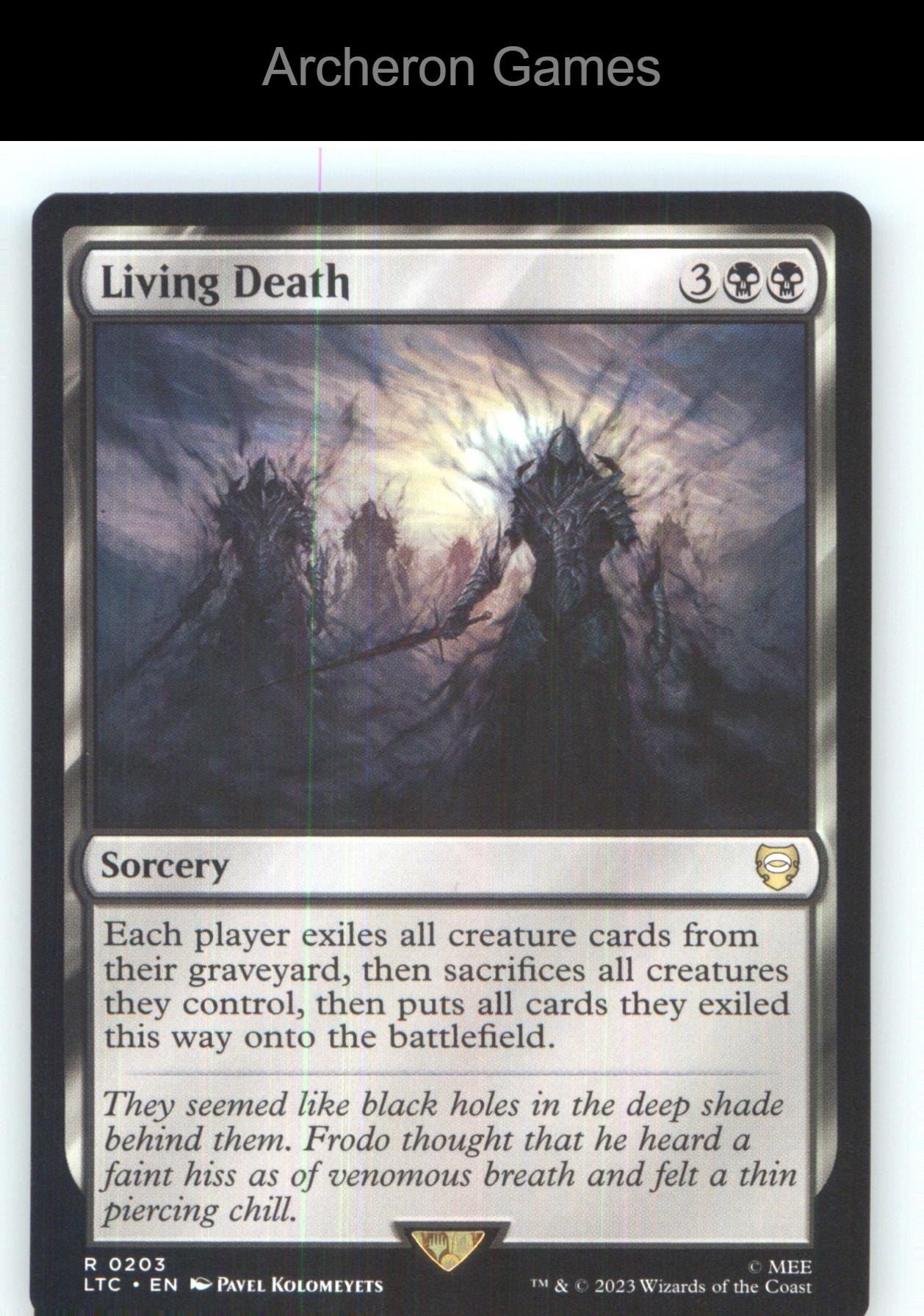 Living Death LTC 203 R MTG Card NM/EX+