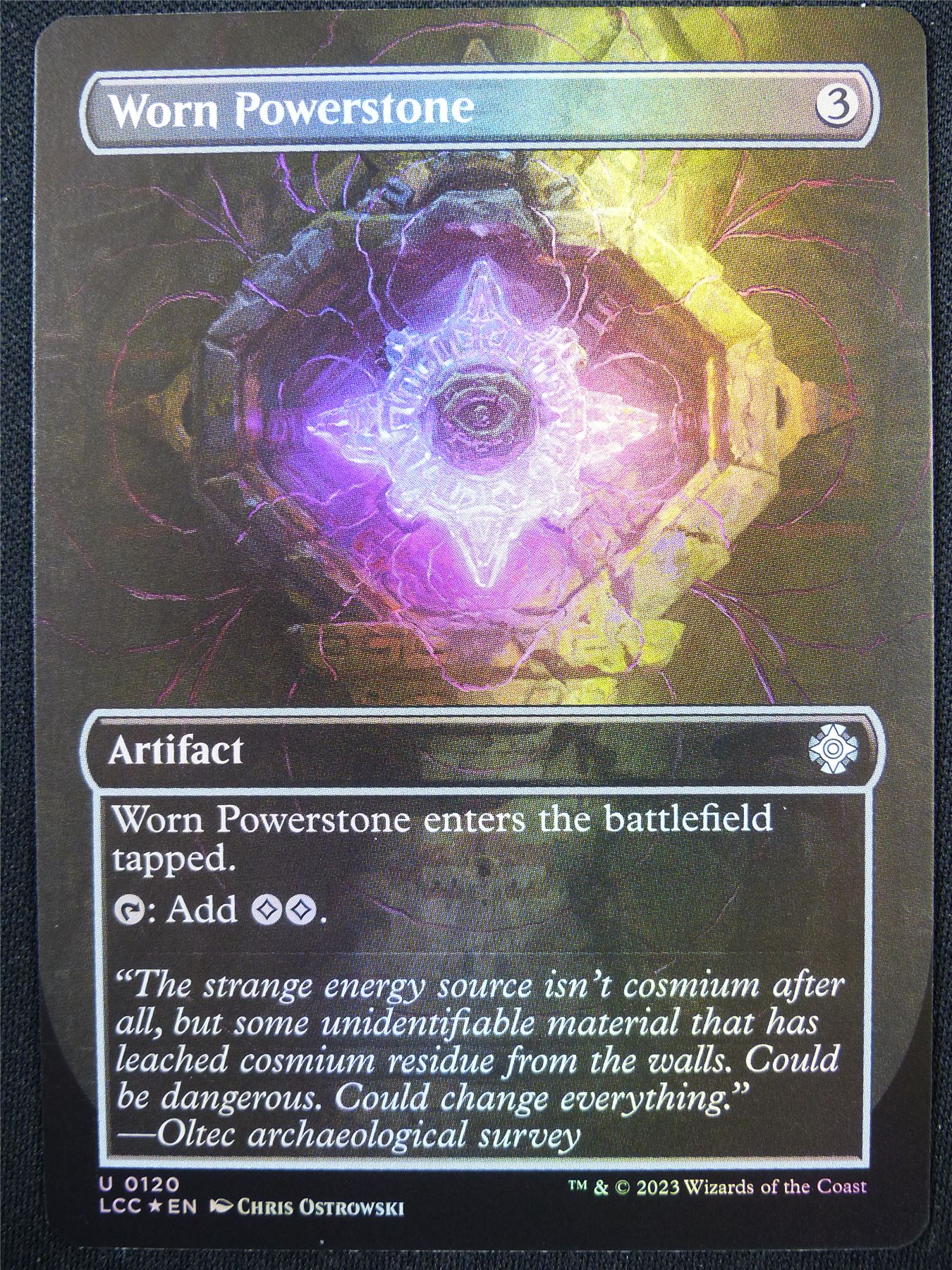 Worn Powerstone Borderless Foil - LCC - Mtg Card #2WB