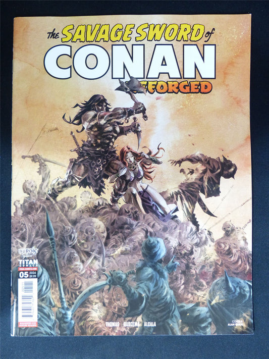 The Savage Sword of Conan Reforged #5 Virgin Cvr A - Jul 2026 Titan Comic Magazine #1TC