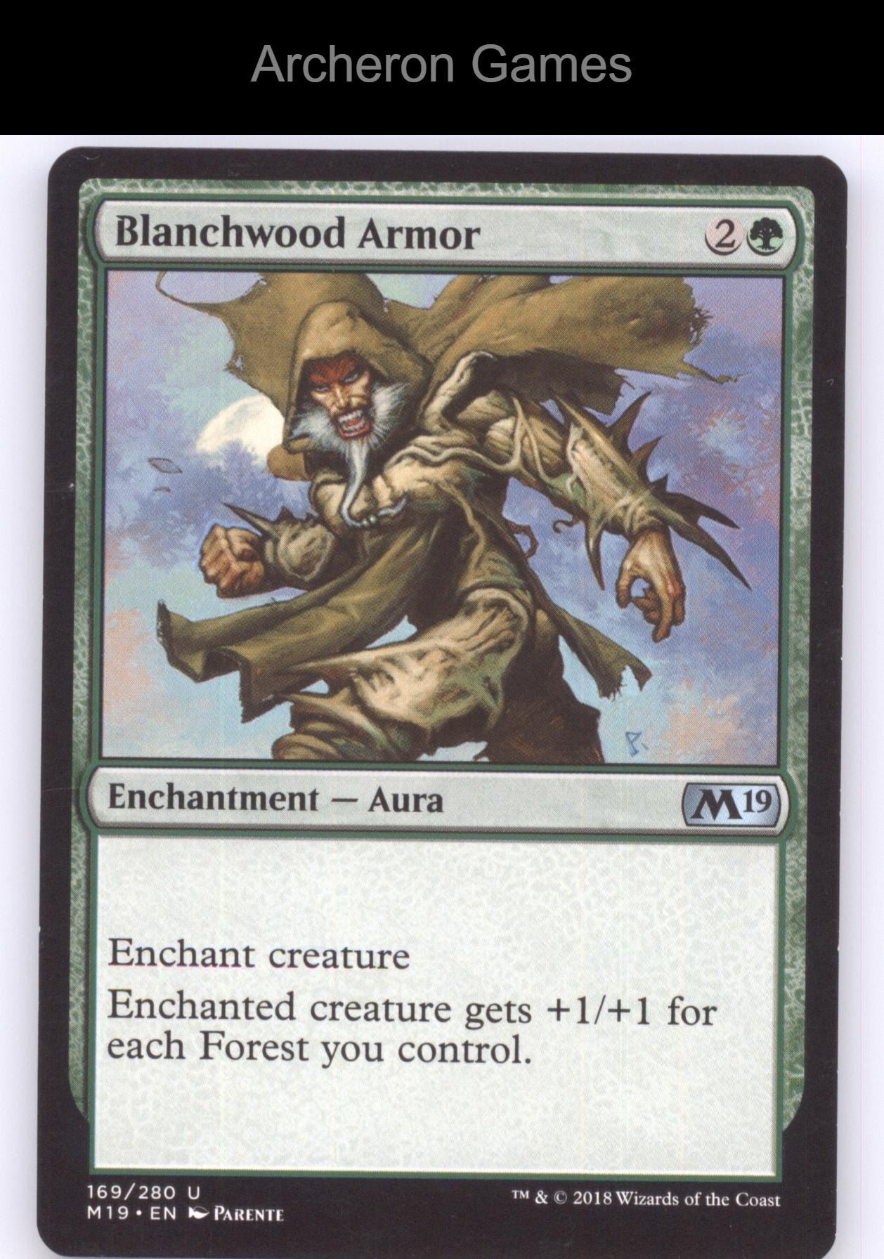 Blanchwood Armor 169 UC MTG Card Core Set 2019
