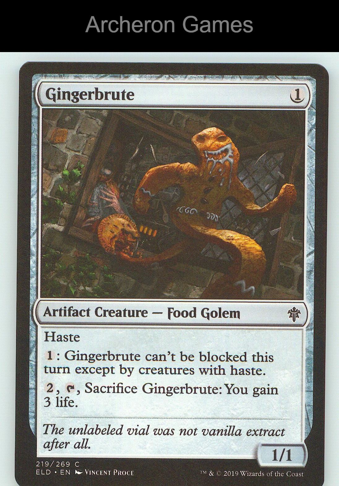 Gingerbrute ELD 219 C MTG Card NM/EX+