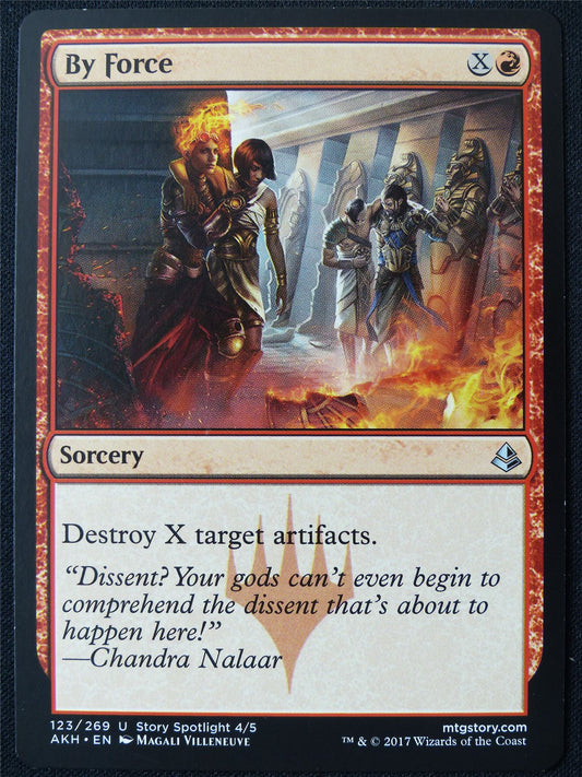 By Force - AKH - Mtg Card #LP