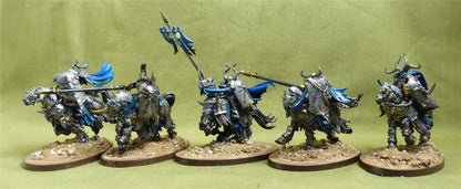 Chaos Knights painted - Slaves to Darkness - Warhammer AoS #F9