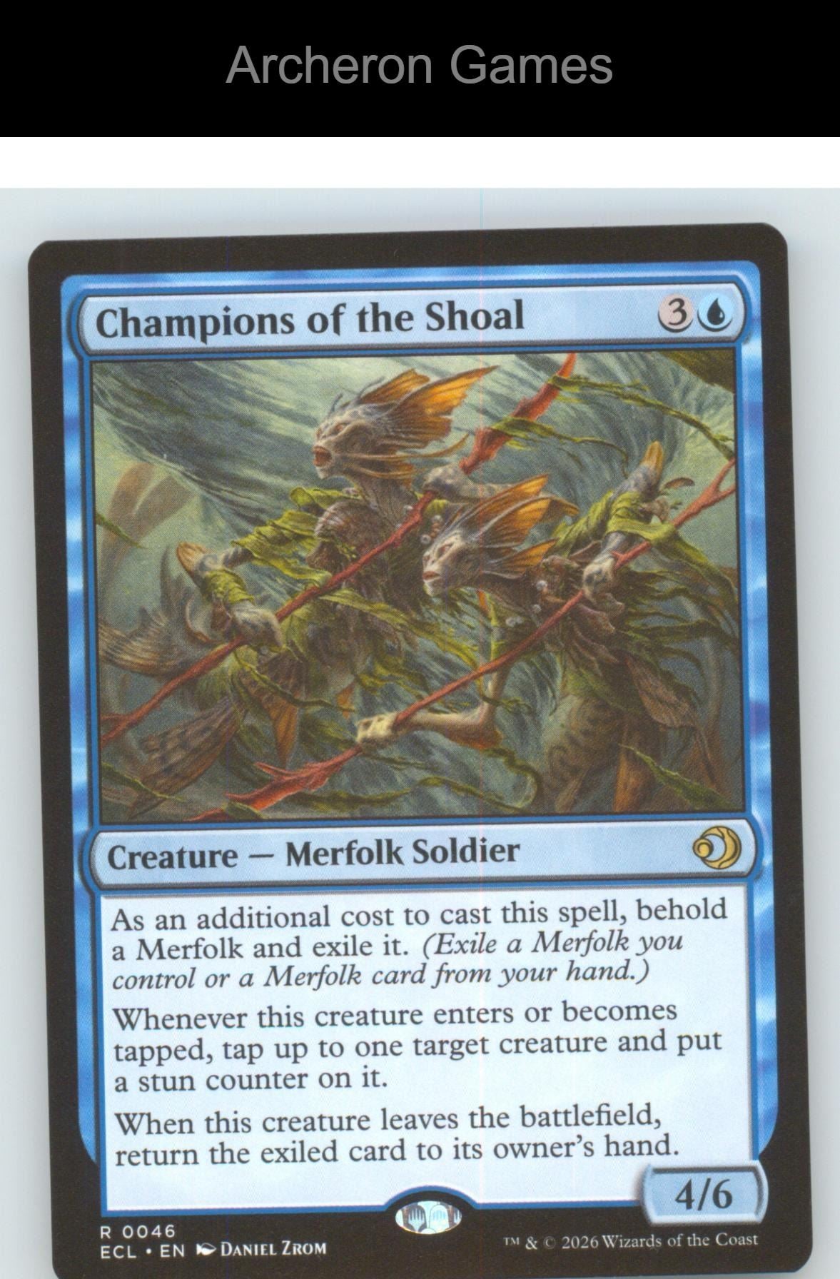 Champions of the Shoal ECL 46 R MTG Card NM/EX+