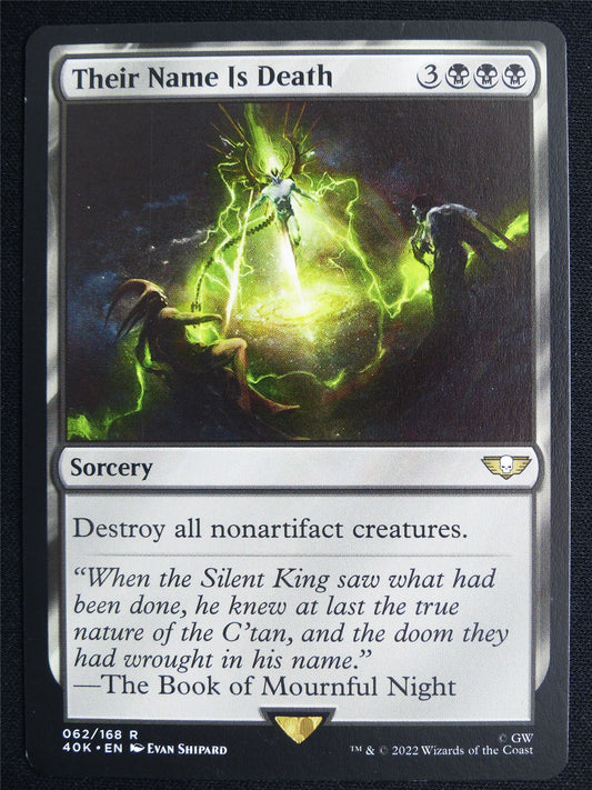 Their Name is Death - 40K - Mtg Card #4JL