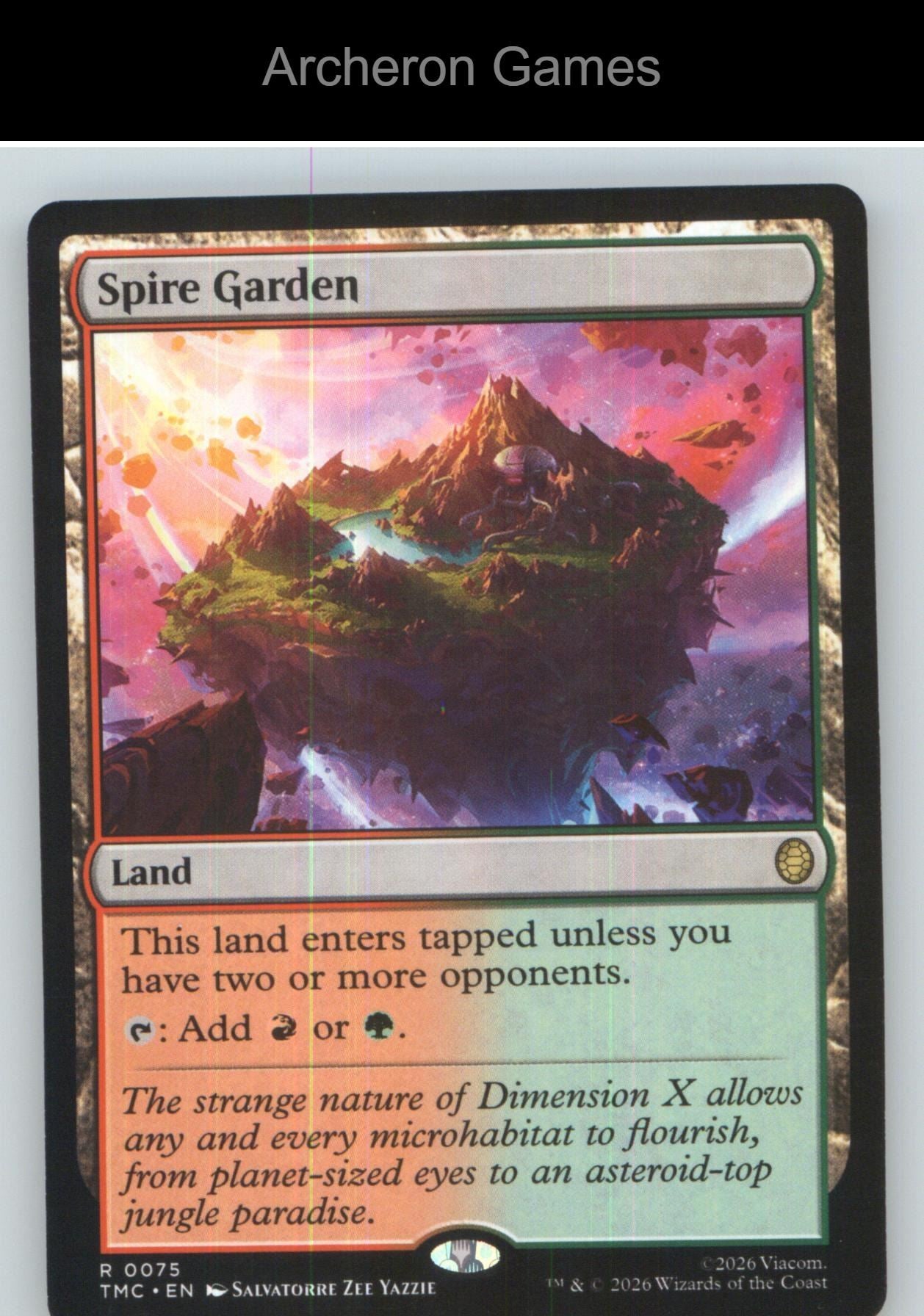 Spire Garden (Surge Foil) TMC 75 HOLO R MTG Card NM/EX+