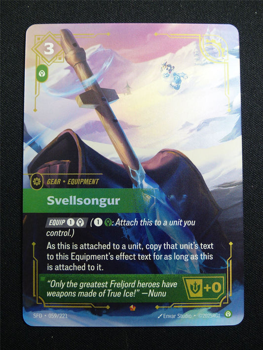 Svellsongur SFD 059/221 - Riftbound Card #3JA