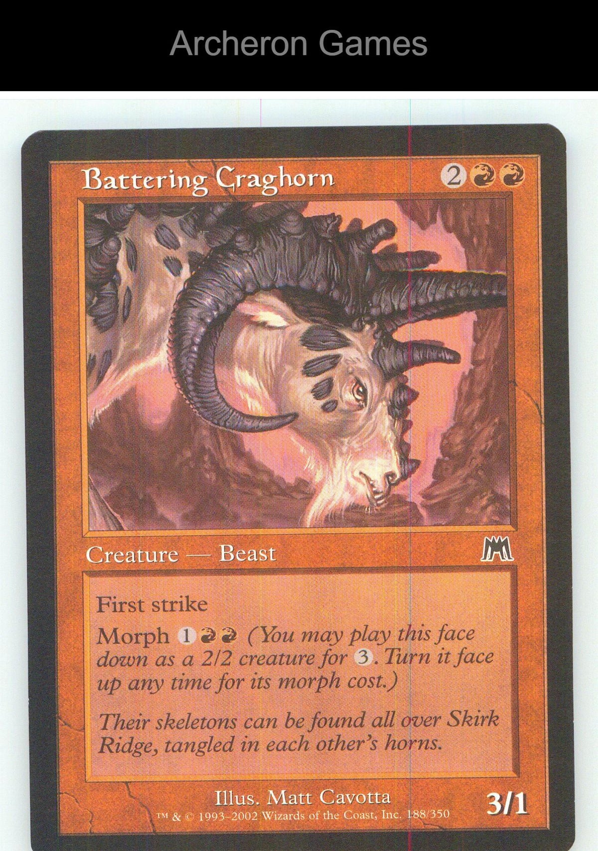 Battering Craghorn ONS 188 C MTG Card NM/EX+