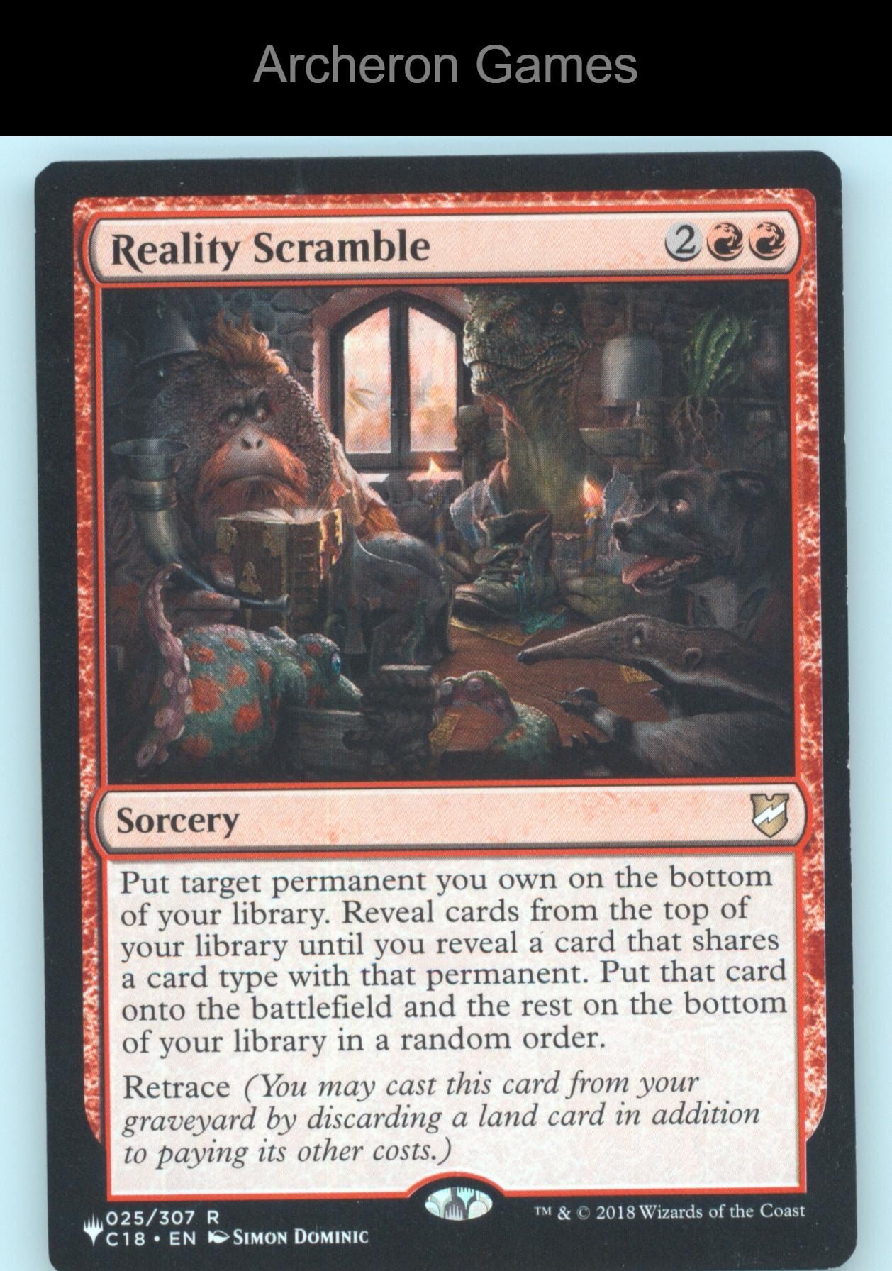 Reality Scramble 25 R MTG Card Commander 2018