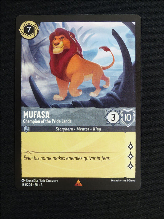 Mufasa Champion of the Pride Lands 185/204 - Lorcana Card #20F