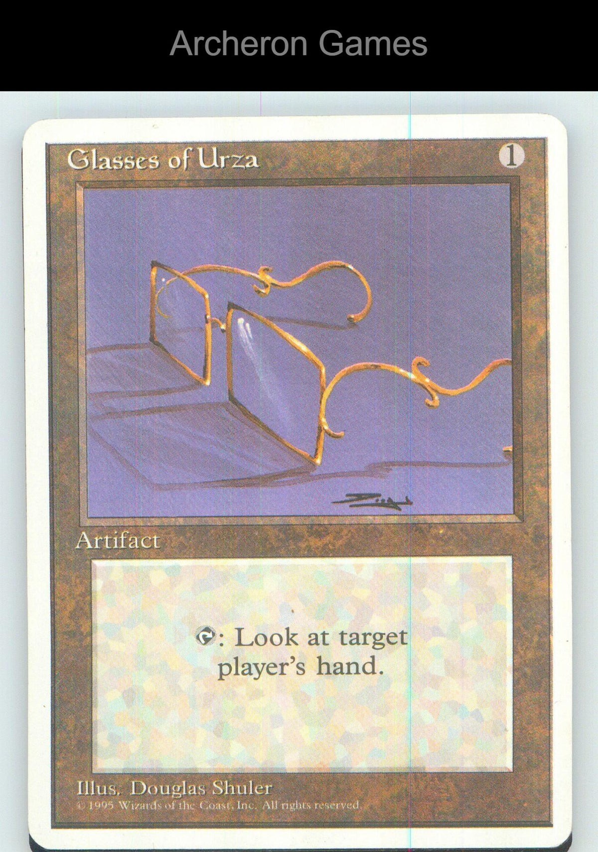 Glasses of Urza 4ED UC MTG Card NM/EX+