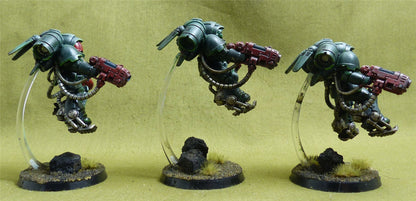 Inceptor Squad painted - Dark Angels - Warhammer 40K #3JH
