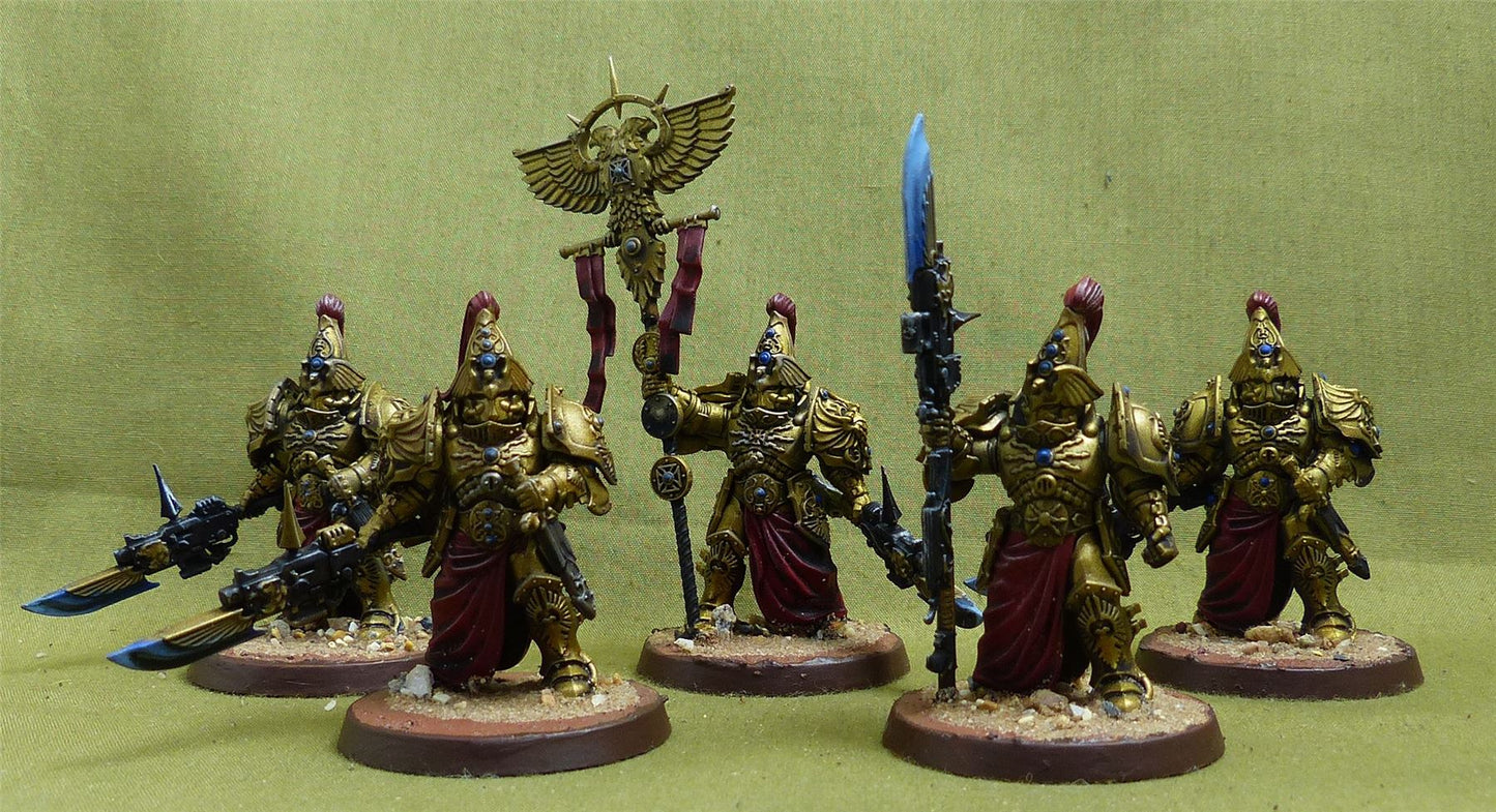 Custodian Wardens painted - Adeptus Custodes - Warhmmaer 40K #1OW