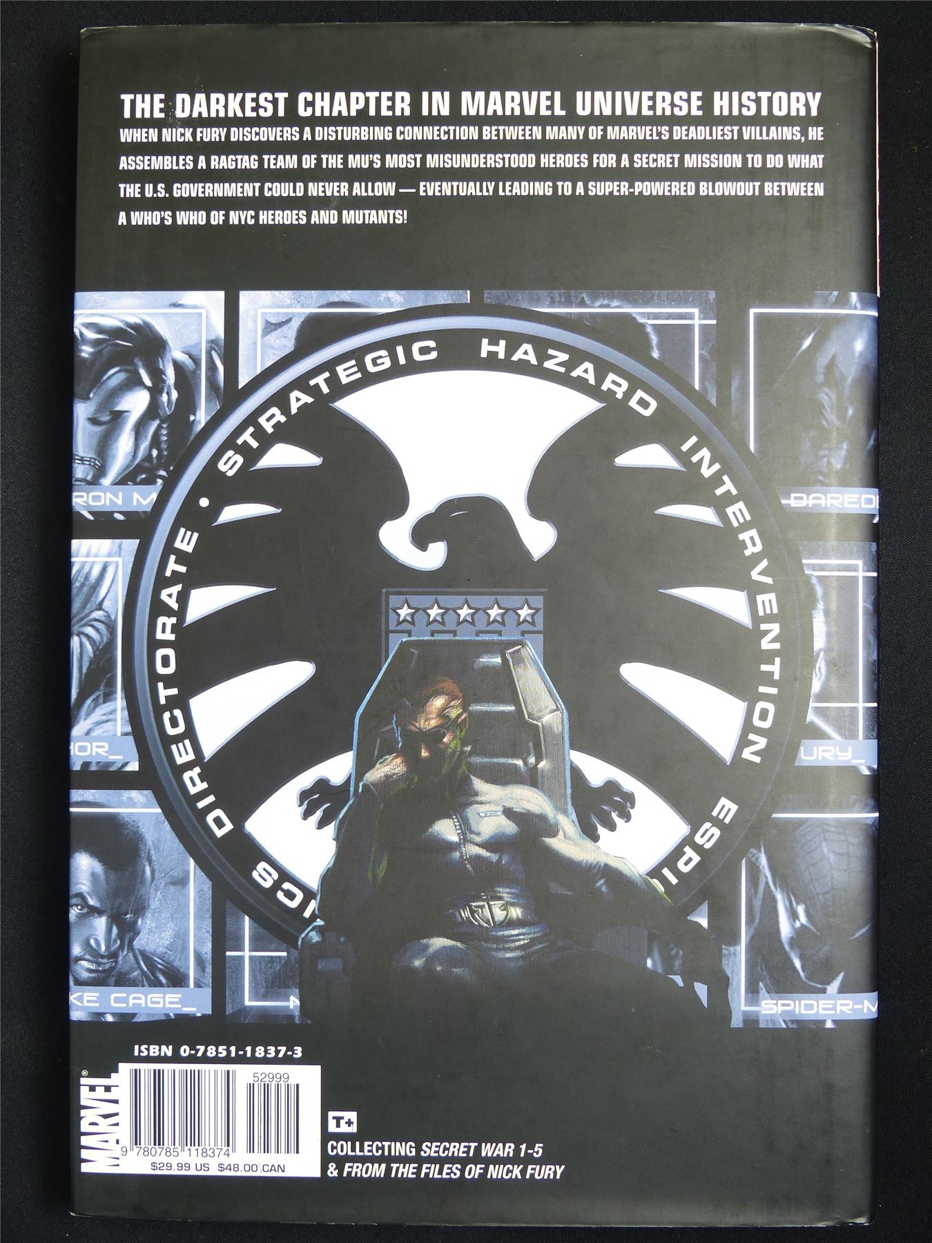 Secret War by Brian Michael Bendis - Marvel Graphic Hardback #4WE
