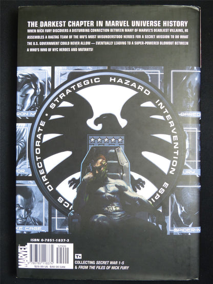Secret War by Brian Michael Bendis - Marvel Graphic Hardback #4WE