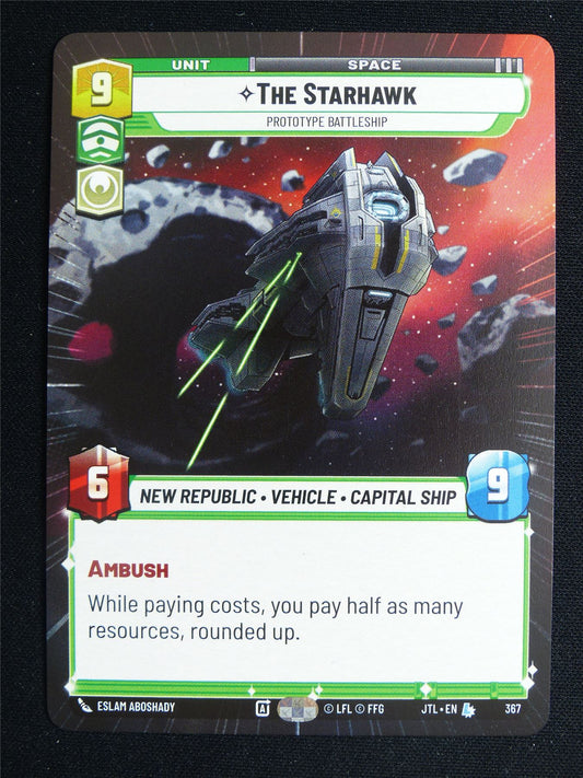 The Starhawk 367 Hyperspace - Star Wars Unlimited Card #3UT