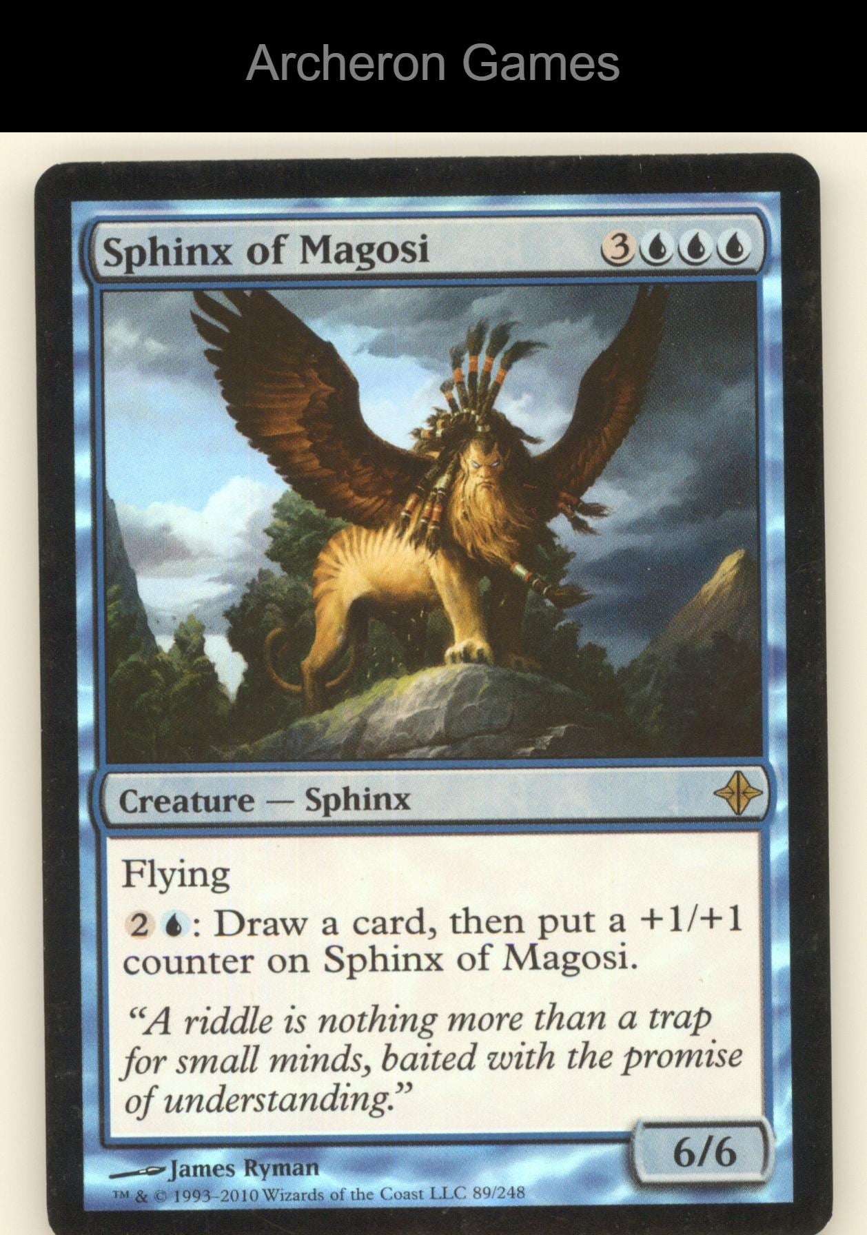 Sphinx of Magosi 89 R MTG Card Rise of the Eldrazi