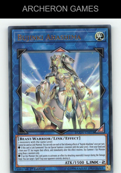 Bujinki Ahashima Ultra Rare YUGIOH Card