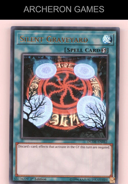 Silent Graveyard Ultra Rare YUGIOH Card