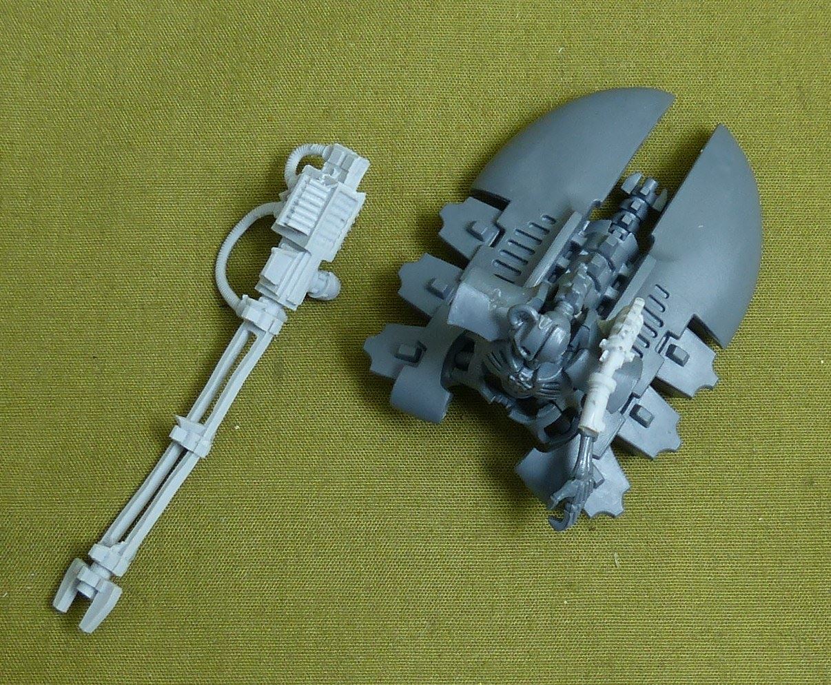 Necron Destroyer with finecast weapon OOP - Necrons - Warhammer 40K #2BA