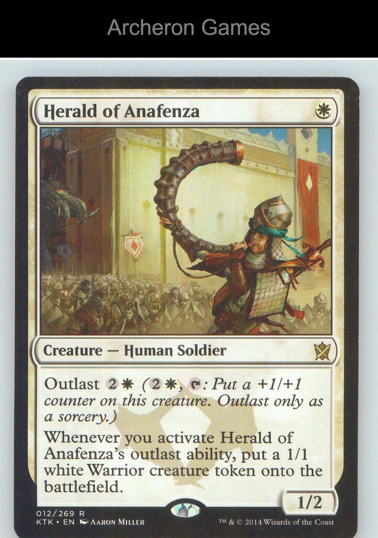 Herald of Anafenza KTK 12 R MTG Card NM/EX+