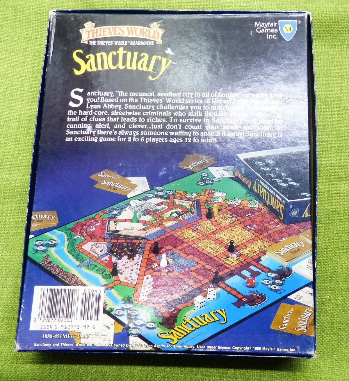 Thieves World Boardgame - Sanctuary Mayfair Games #7B