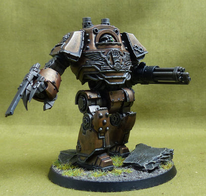 Contemptor Dreadnought painted - Iron Hands - Warhammer Horus Heresy #2M4