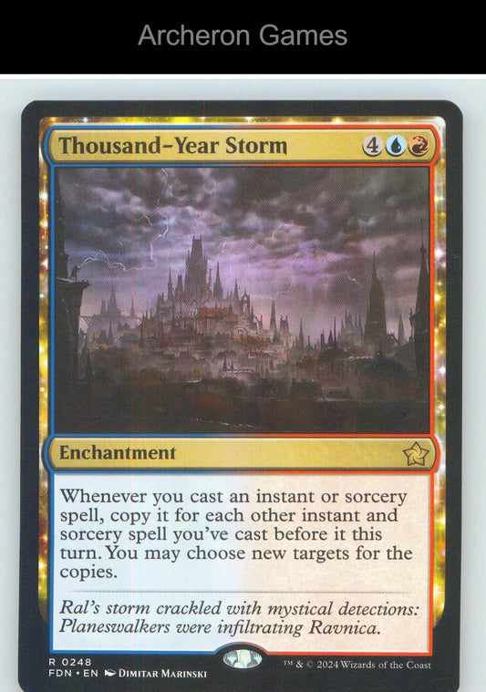 Thousand-Year Storm FDN 248 R MTG Card NM/EX+