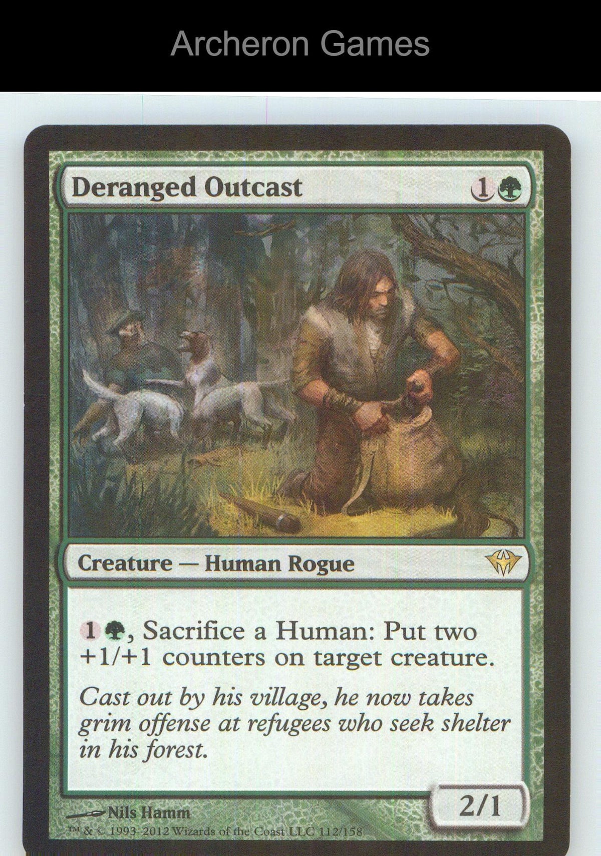 Deranged Outcast DKA 112 R MTG Card NM/EX+