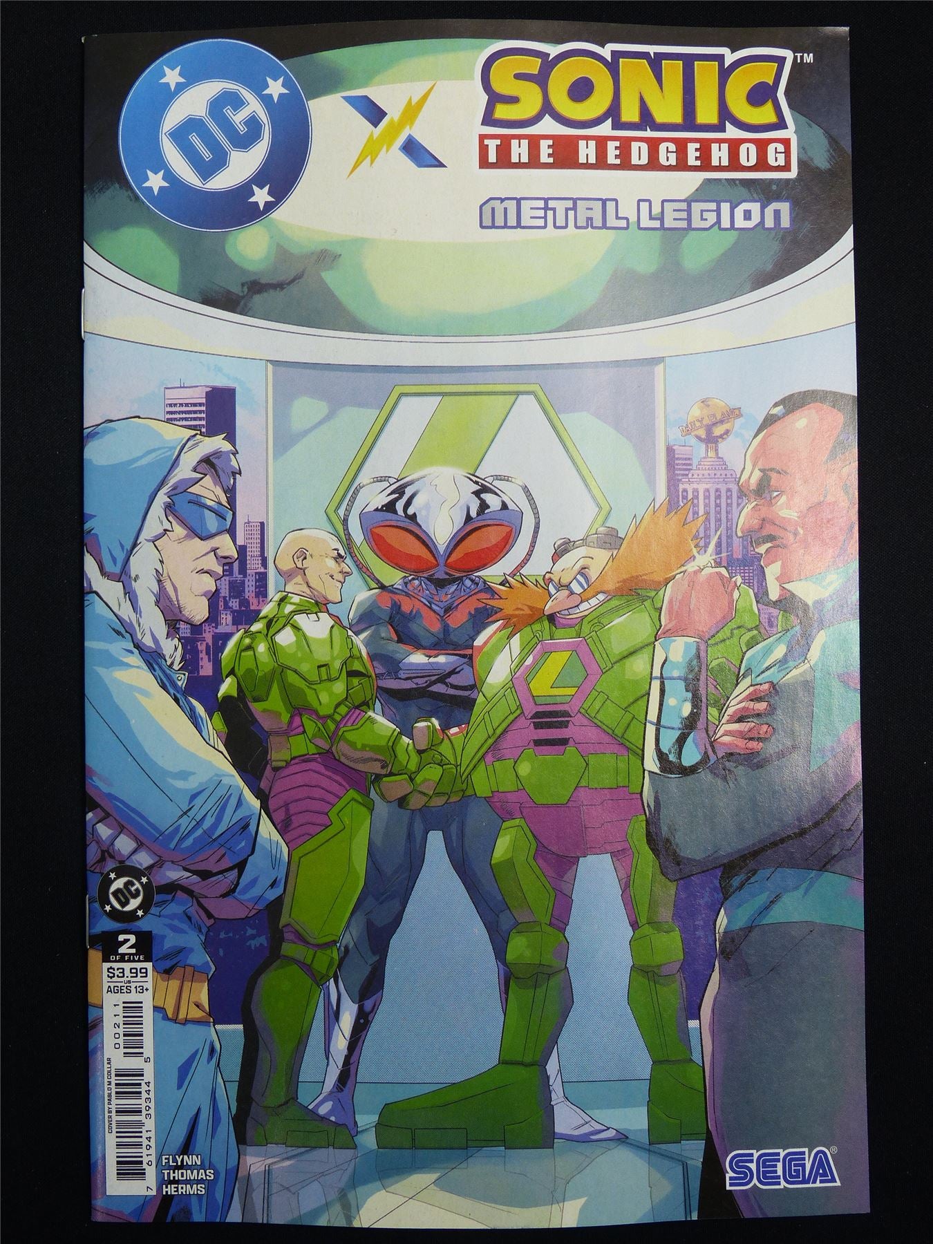 DC x SONIC The Hedgehog: Metal Legion #2 Cvr A - Aug 2026 DC Comic #ZQ