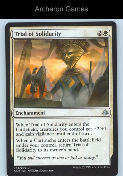 Trial of Solidarity 34 UC MTG Card Amonkhet