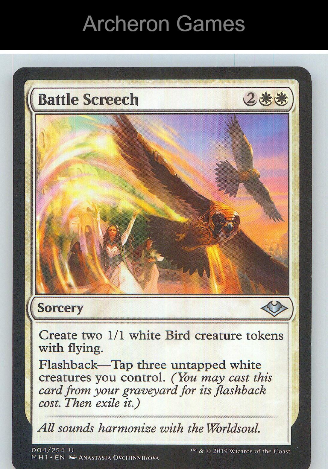 Battle Screech MH1 4 UC MTG Card NM/EX+
