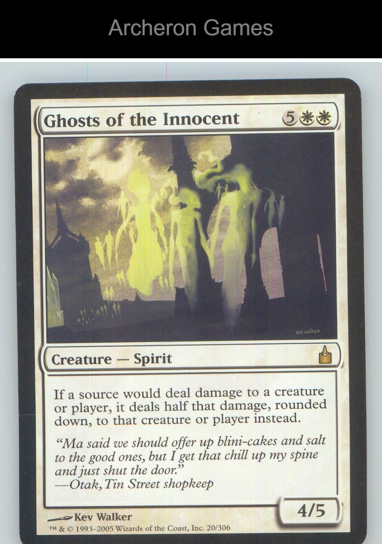 Ghosts of the Innocent RAV 20 R MTG Card NM/EX+