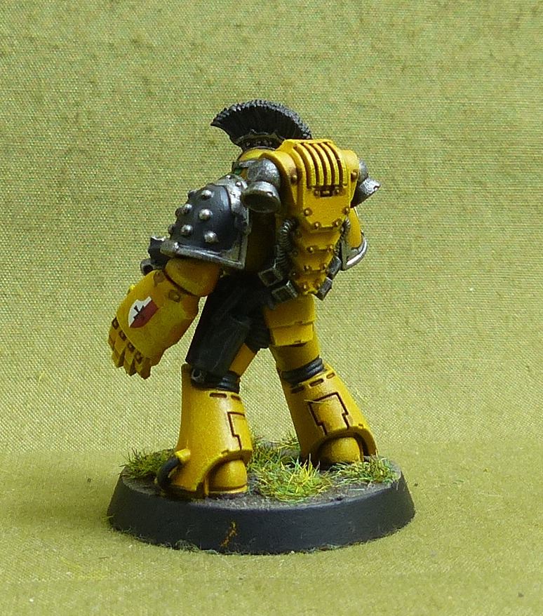 Centurion Conversion painted - Imperial Fists - Warhammer Horus Heresy #2N8