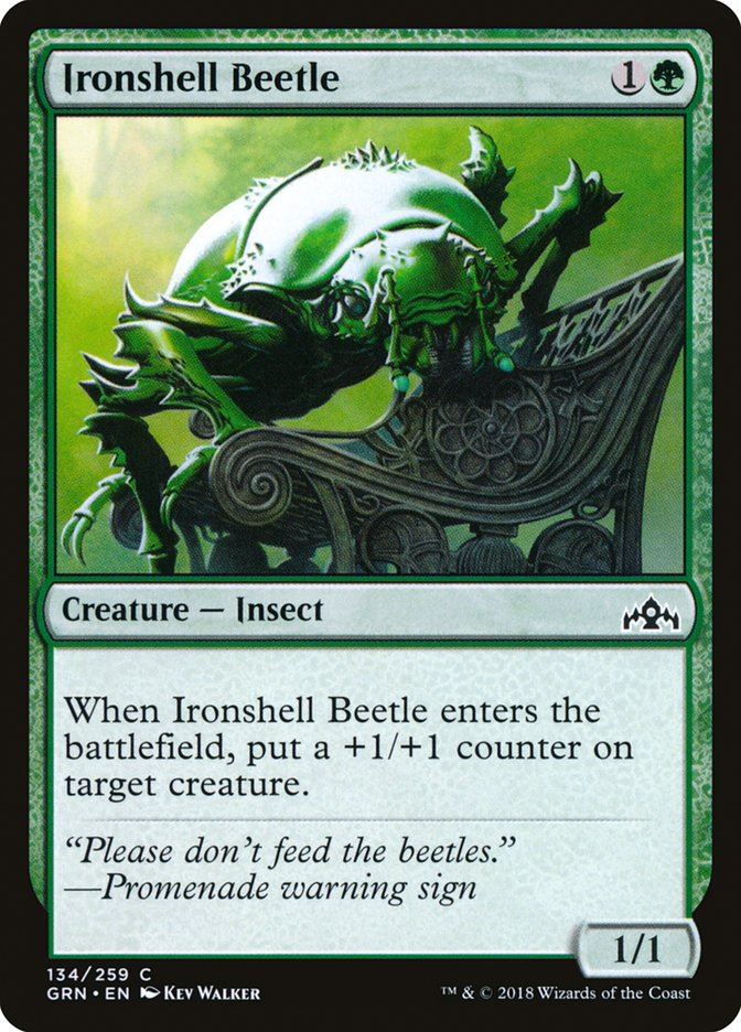 Ironshell Beetle - Guilds of Ravnica grn