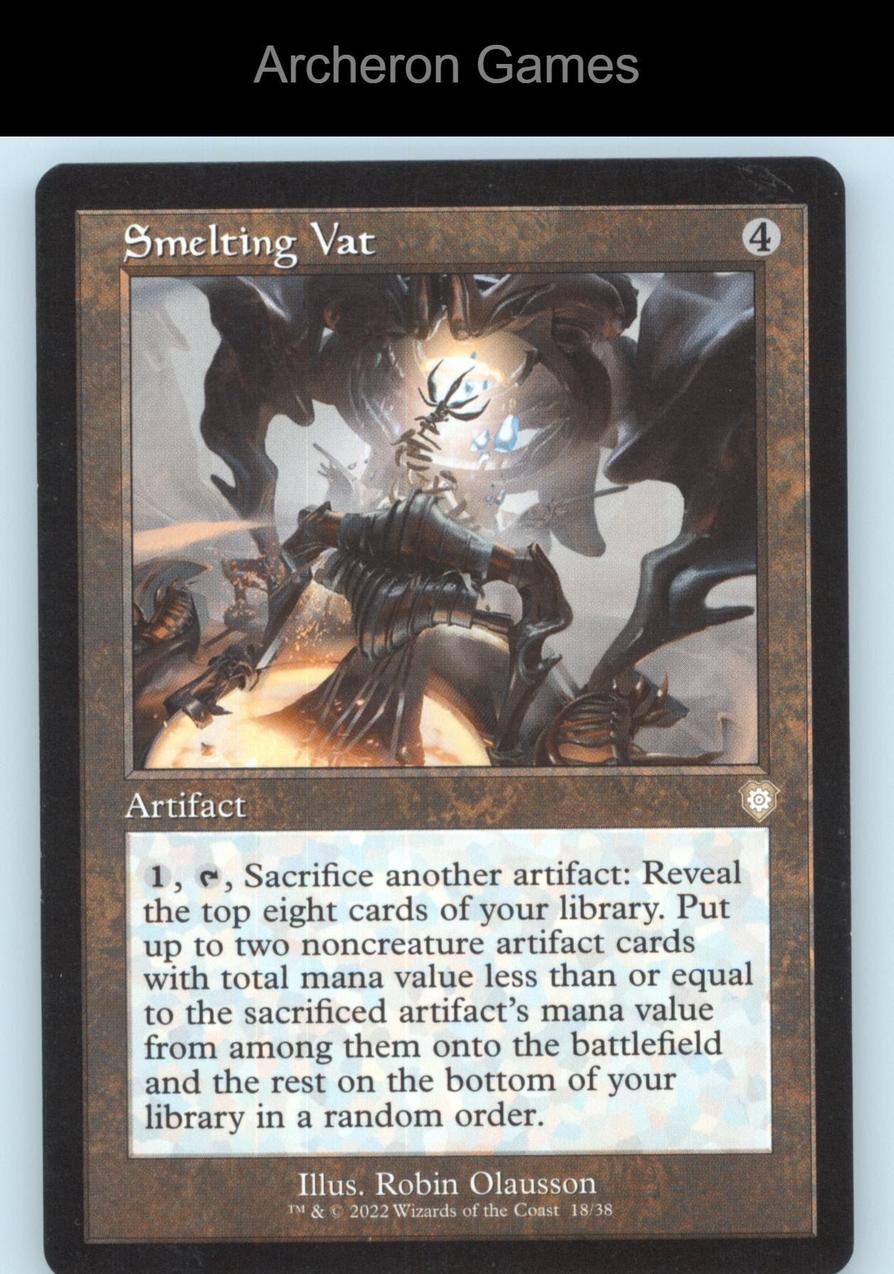 Smelting Vat (Retro Frame) 18 R MTG Card Commander: The Brothers' War