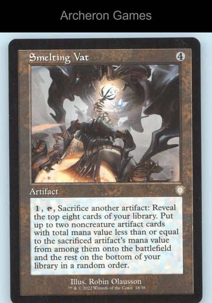 Smelting Vat (Retro Frame) 18 R MTG Card Commander: The Brothers' War