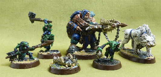 Hrothgorn's Mantrappers painted - Destruction Warband - Warhammer Underworlds #2PS