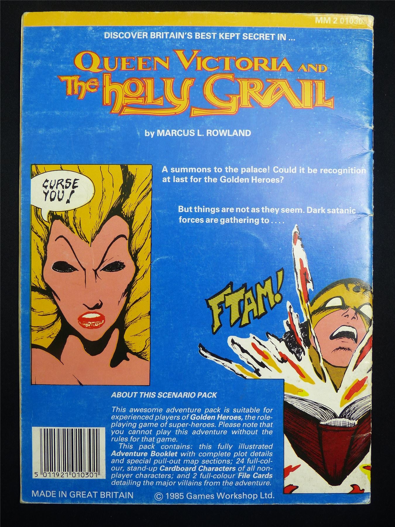 Queen Victoria and the Holy Grail - Games Workshop Roleplay Booklet #NA