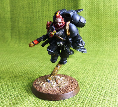 Captain with Jump Pack Painted - Space Marines - Warhammer AoS 40k #IX