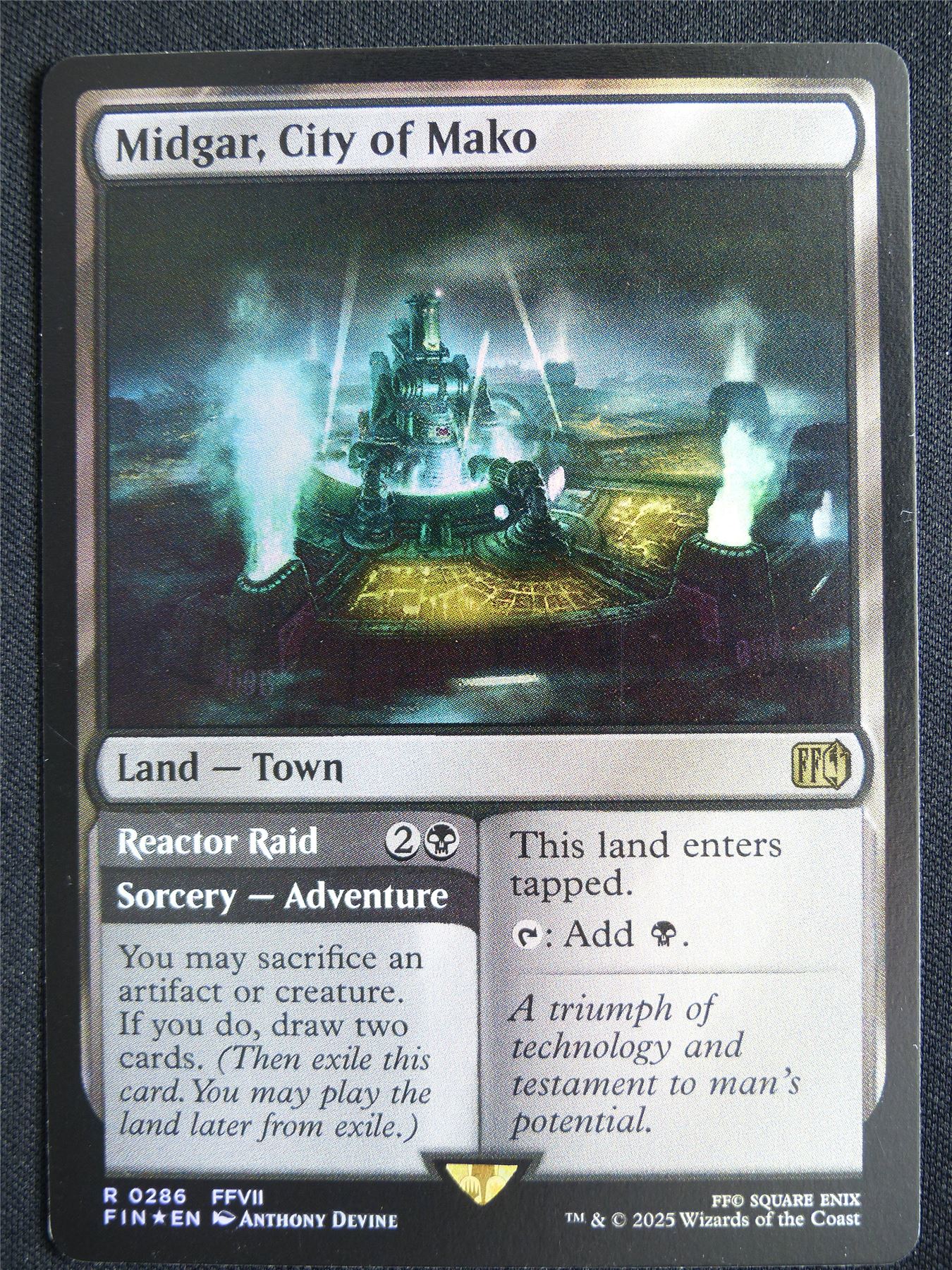 Midgar City of Mako Foil - FIN - Mtg Card #3GJ