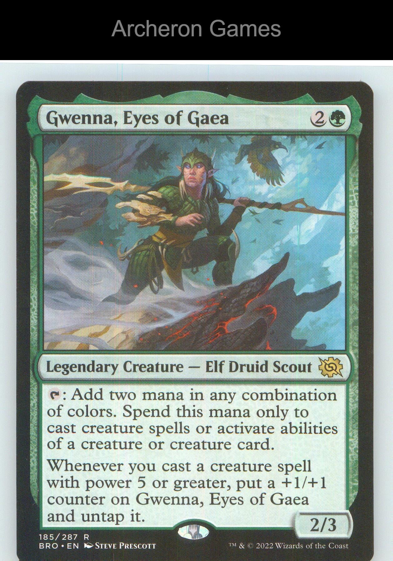 Gwenna, Eyes of Gaea BRO 185 R MTG Card NM/EX+