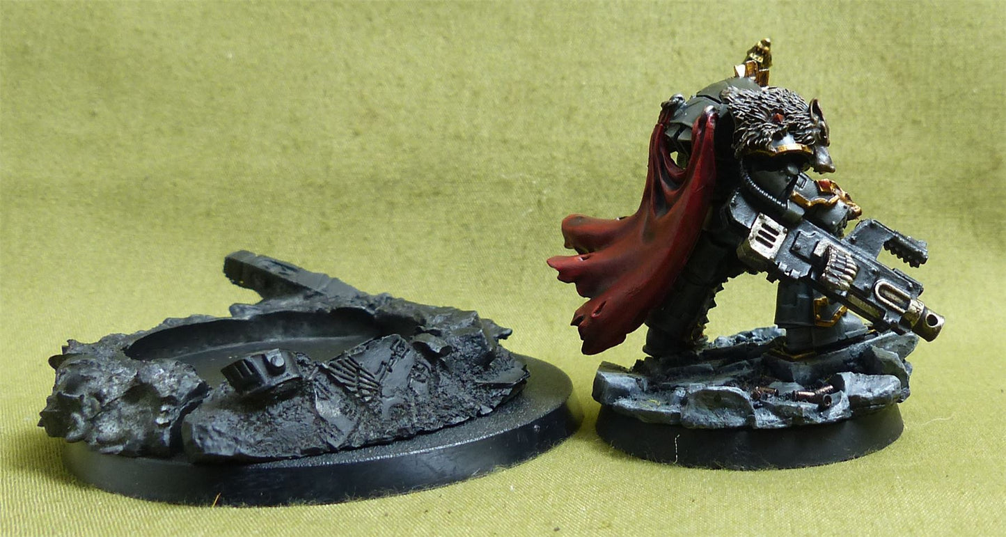 Hvarl Red-Blade - Jarl of the Fourth Great Company painted -  Warhammer Horus Heresy #4X9